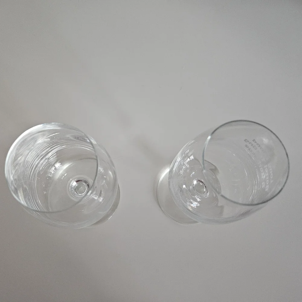 VTG 1991 Long Island Barrel Tasting & BBQ Wine Glasses x 2